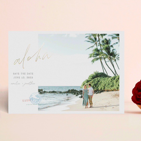 Aloha save the date