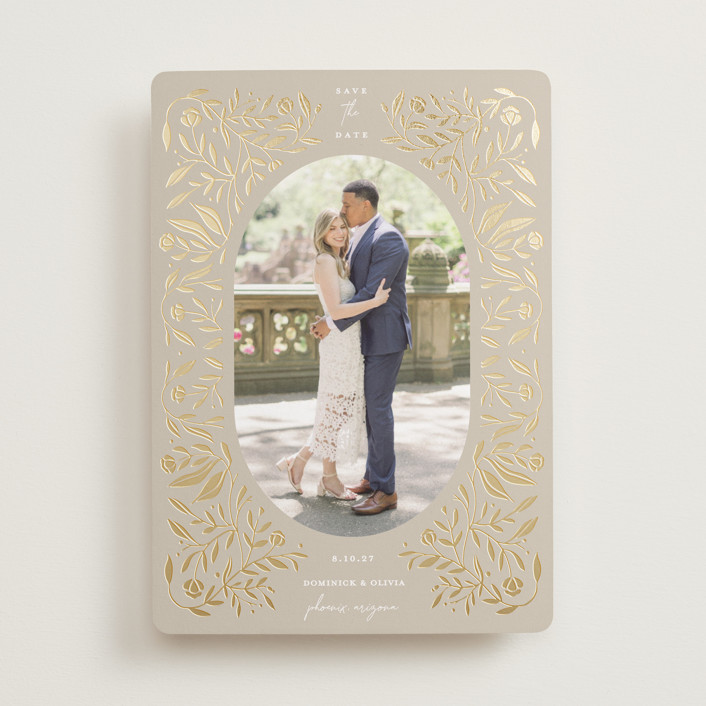 Golden Botanical Frame