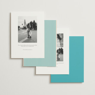 This is a costa foil stamped save the date cards with foil pressed by Megan Davis called campania printing on signature in standard