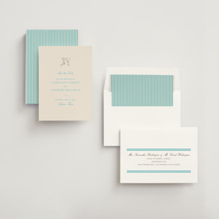 This is a costa foil stamped save the date cards with foil pressed by Megan Davis called campania printing on signature in standard