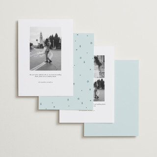 This is a misty foil stamped save the date cards with foil pressed by Pati Cascino called soulmate printing on recycled smooth signature in standard