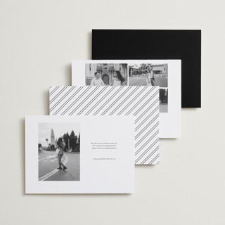 This is a sugar foil stamped save the date cards with foil pressed by Jessica Williams called delighted printing on recycled smooth signature in standard
