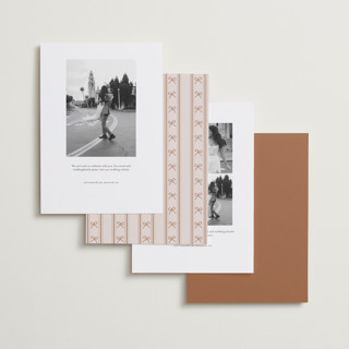 This is a dove foil stamped save the date cards with foil pressed by Owl and Toad called fancy header printing on recycled smooth signature in standard