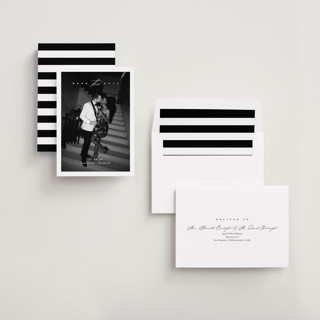 This is a diamond foil stamped save the date cards with foil pressed by Eric Clegg called casual elegance printing on recycled smooth signature in standard