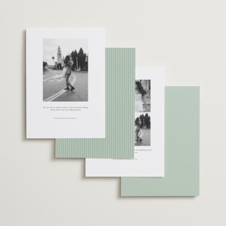 This is a ivory foil stamped save the date cards with foil pressed by Pippa Shaw called gaussian printing on recycled smooth signature in standard