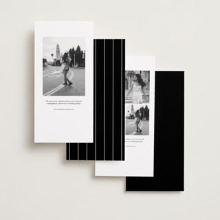 This is a pearl foil stamped save the date cards with foil pressed by Roxy Cervantes called cover page printing on recycled smooth signature in tall