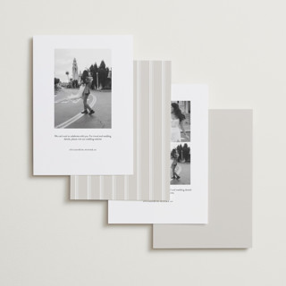 This is a shell save the date with foil pressed by Kelly Watkins called glossy frame printing on signature in standard