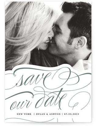 photo of Timeless Letterpress Save The Date Cards