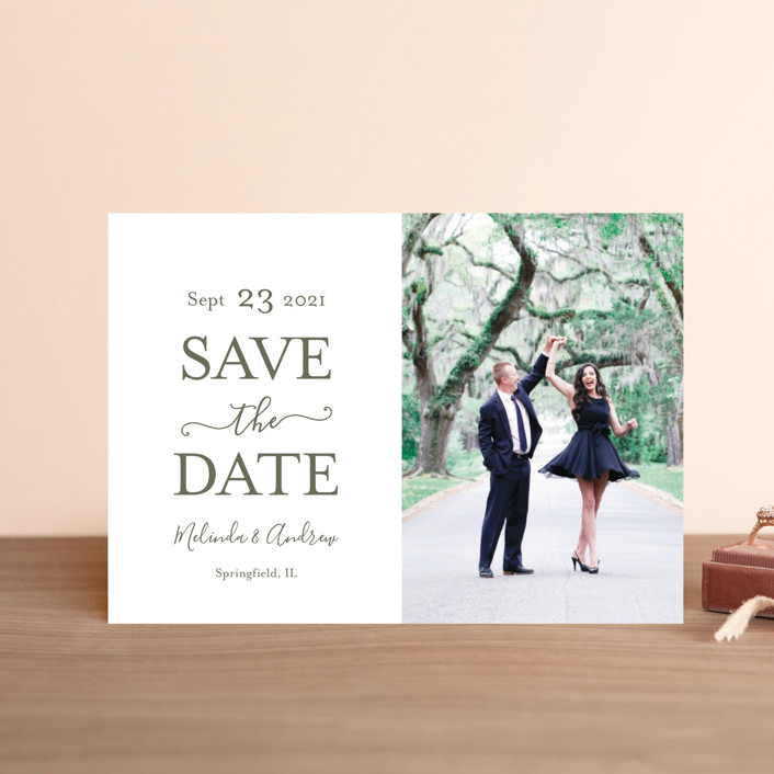 elegant save save the date petite cards by raven erebus minted