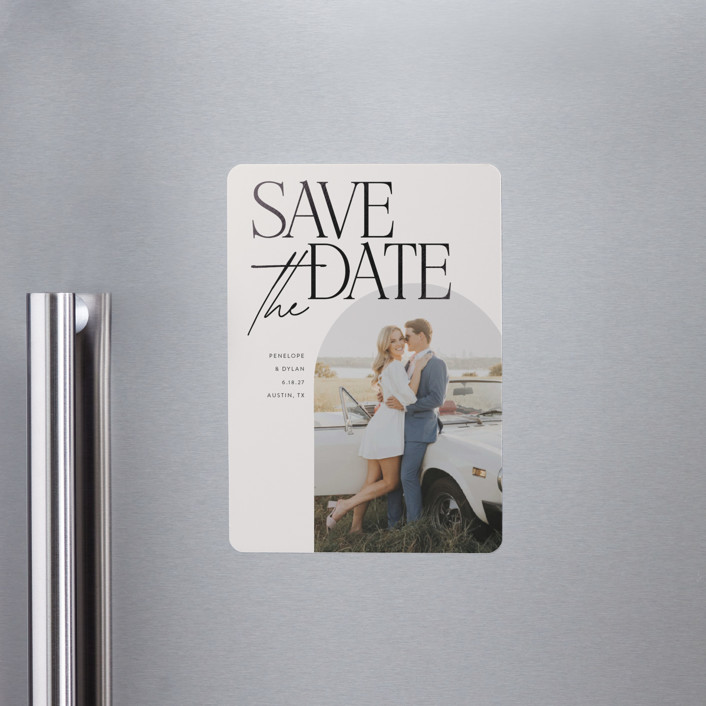 Penelope FoilPressed Save the Date by Kendall Minted