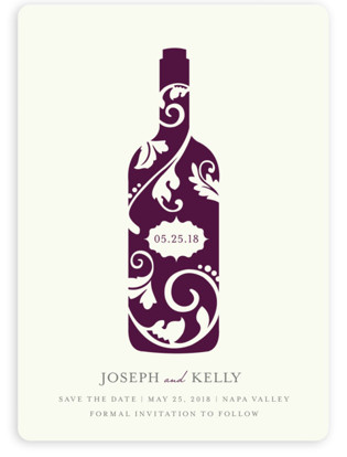 Vineyard Silhouette Save The Date Magnets