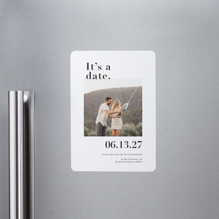 It S A Date Save The Date Magnets By Joyce Pinheiro Minted It S A Date Save The Date Magnets By Joyce Pinheiro Minted