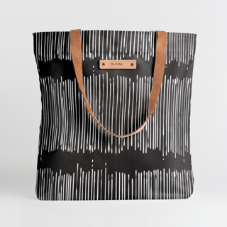 This is a coal snap totes by Tanya Lee Design called matchstick black in standard