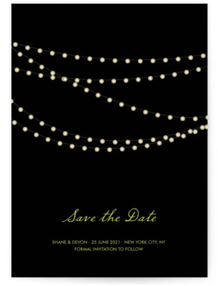 Midnight Vineyard Save The Date Postcards