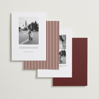 This is a sky save the date with standard by Studio Suku called courthouse printing on recycled smooth signature in standard