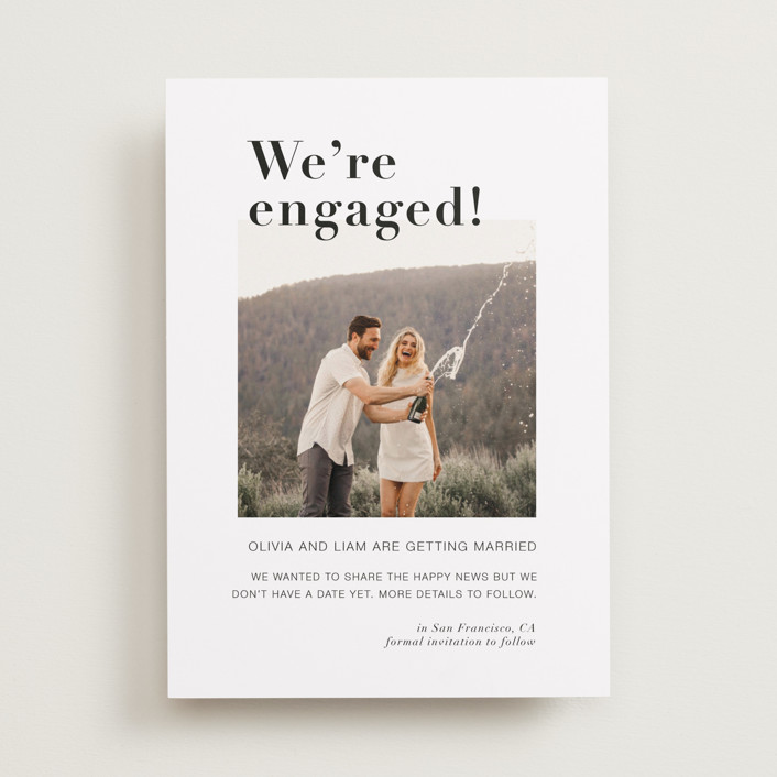 Wedding and engagement announcements