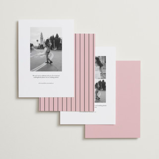 This is a gumdrop save the date with standard by Pati Cascino called ticket printing on recycled smooth signature in standard