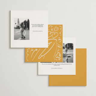 This is a chroma save the date with standard by Zove Ahhh called vibrant togetherness printing on signature in standard