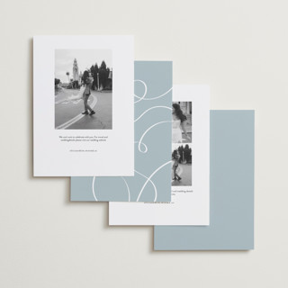 This is a vanilla save the date with standard by Helena Vitto called cool kids printing on recycled smooth signature in standard