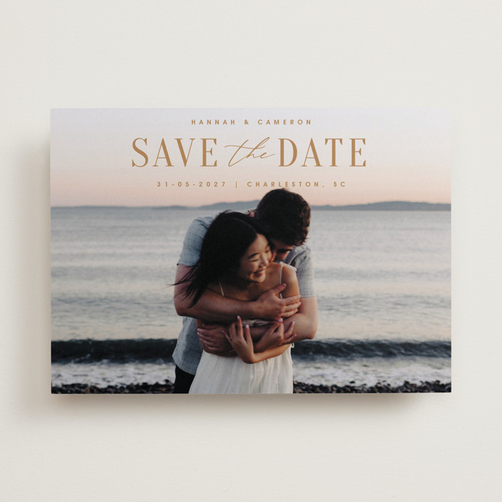 Danielle Save The Date Cards by Zani van Zyl Minted