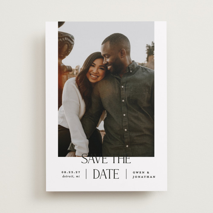 passionate Save The Date Cards by Pixel and Hank Minted