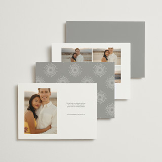 This is a smoke save the date with standard by Vanessa Doyle called mark the calendar printing on signature in standard