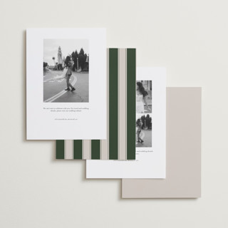 This is a yachting save the date with standard by Design Lotus called where our story begins printing on recycled smooth signature in standard