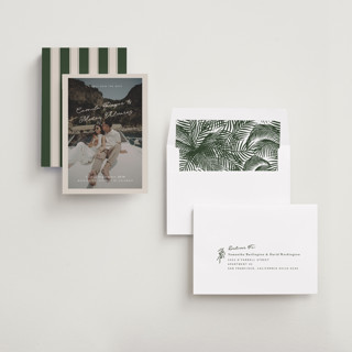 This is a yachting save the date with standard by Design Lotus called where our story begins printing on recycled smooth signature in standard