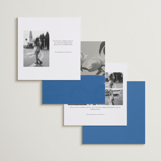 This is a hydrangea save the date with standard by Morgan Kendall called bloom printing on recycled smooth signature in standard