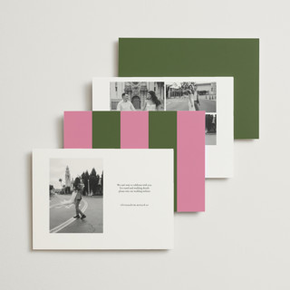 This is a moss save the date with standard by Megan Davis called kiawah printing on signature in standard