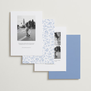 This is a sky save the date with standard by Robert and Stella called framed florals printing on recycled smooth signature in standard