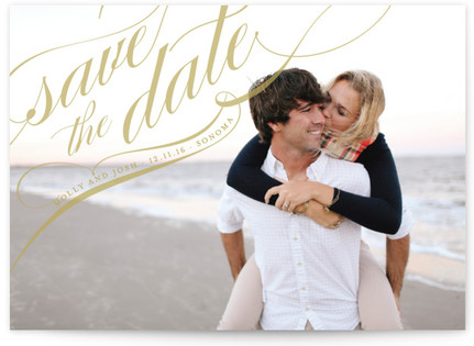 Flourish Save The Date Cards