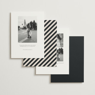 This is a halo save the date with standard by Teju Reval called nyc skyline printing on signature in standard