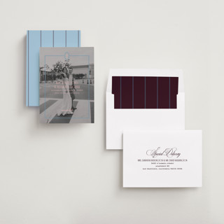 This is a sea save the date with standard by Owl and Toad called sophisticate printing on recycled smooth signature in standard