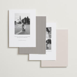 This is a noir save the date with standard by Pixel and Hank called linea printing on recycled smooth signature in standard