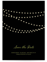 Eco Friendly Save The Date Cards Minted Midnight Vineyard