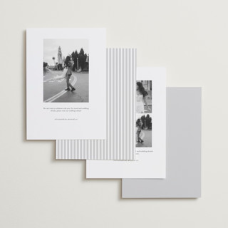 This is a cloud save the date with standard by Sara Hicks Malone called modern stencil printing on recycled smooth signature in standard