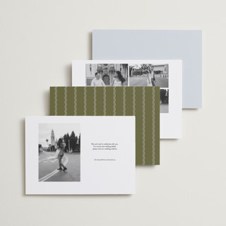 This is a sky save the date with standard by Ellen Schlegelmilch called callum printing on recycled smooth signature in standard