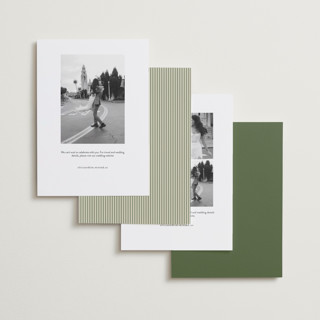 This is a pale blue save the date with standard by Ellen Schlegelmilch called hayden printing on recycled smooth signature in standard