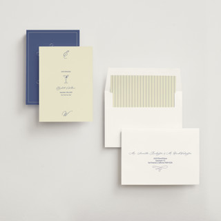 This is a celeste save the date with standard by Helena Vitto called elizabeth printing on signature in standard