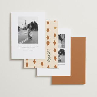 This is a magic save the date with standard by Sumak Studio called pure magic printing on recycled smooth signature in standard