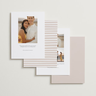 This is a marshmallow save the date with standard by Keen Peachy called oh by the way printing on recycled smooth signature in standard