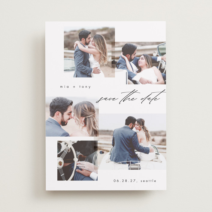 The Gallery Save The Date Cards by AK Graphics Minted