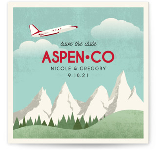 Travel With Us Save The Date Cards