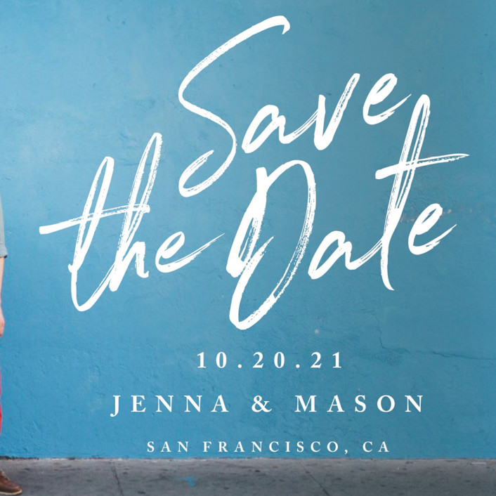 Jot It Down Save The Date Cards by Owl and Toad Minted