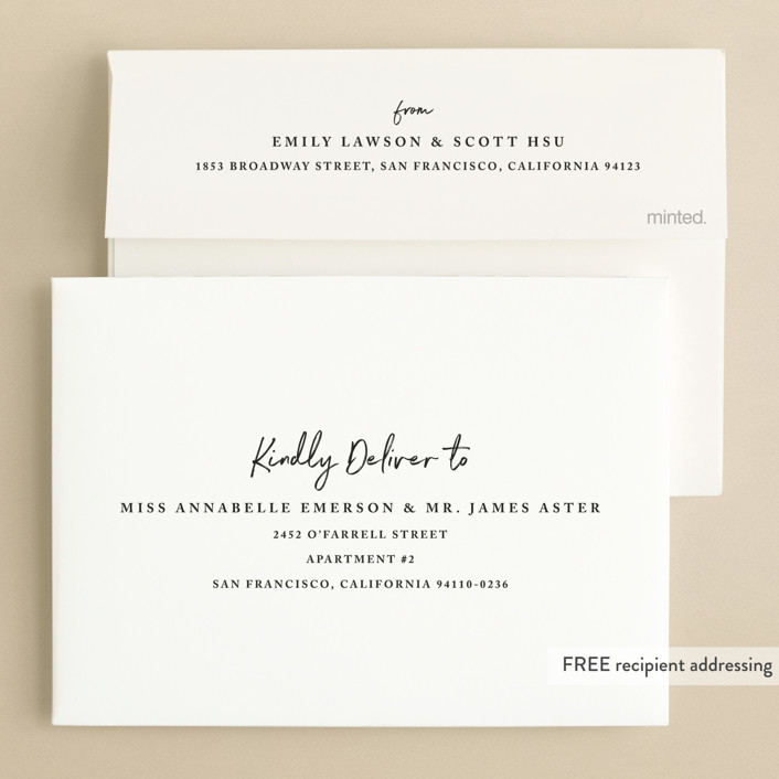 Jot It Down Save The Date Cards by Owl and Toad Minted