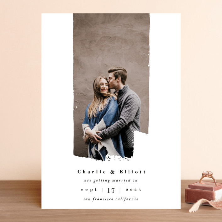Painterly save the date