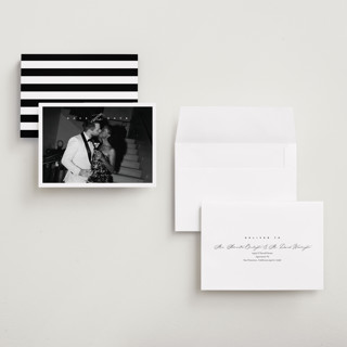 This is a diamond save the date with standard by Eric Clegg called casual elegance printing on recycled smooth signature in grand