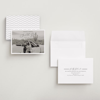 This is a nero save the date with standard by Pati Cascino called toulon printing on recycled smooth signature in grand
