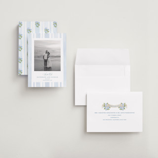 This is a ocean save the date with standard by Creo Study called coastal crest printing on recycled smooth signature in grand